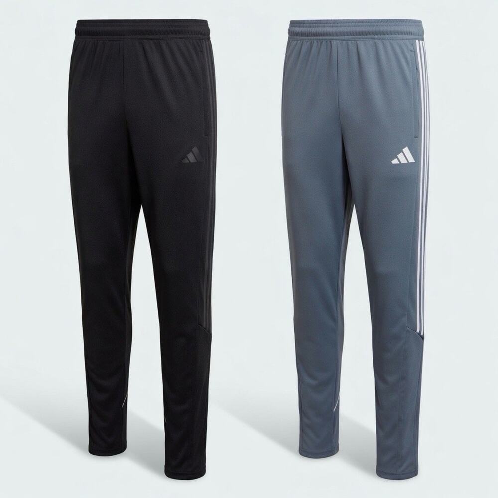 Adidas Men's Small Set of 2 Tiro 23 League Pants - Grey/White & Black Track Pant